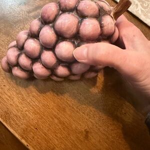 Decorative Ceramic Grapes